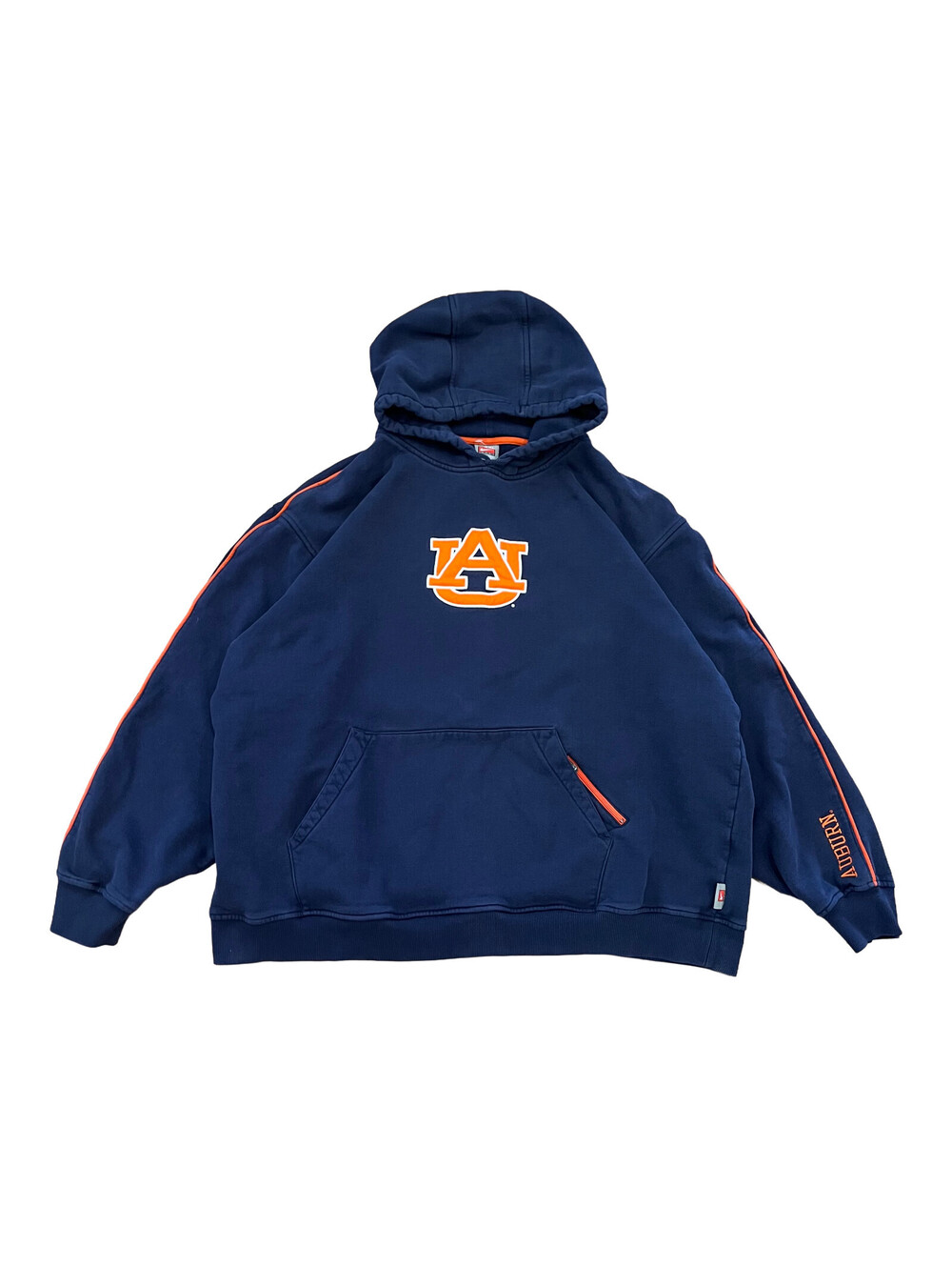 Vintage Nike Auburn Tigers Hoodie Sweatshirt Mens XXL NCAA Navy Blue Y2K 90s